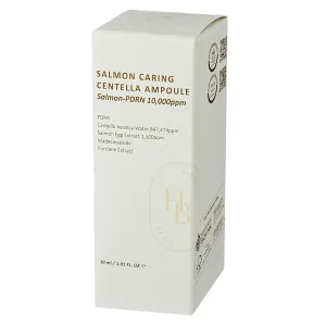 HEVEBLUE Centella & Salmon Caring Ampoule 30ml – Hydration & Skin Barrier Boost